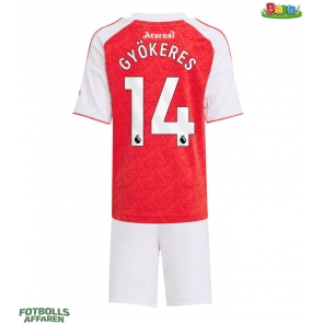 Arsenal Viktor Gyokeres #14 Hemmaställ Barn 2025-26 Kortärmad (+ Korta byxor)